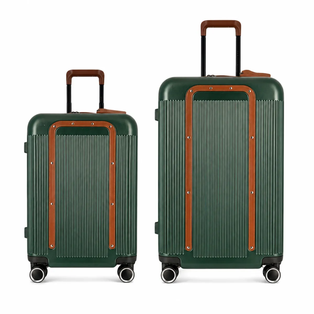 Outlet Duo de valises Green (Cabine + Medium) - Vert Nos Sets De Valises|Green