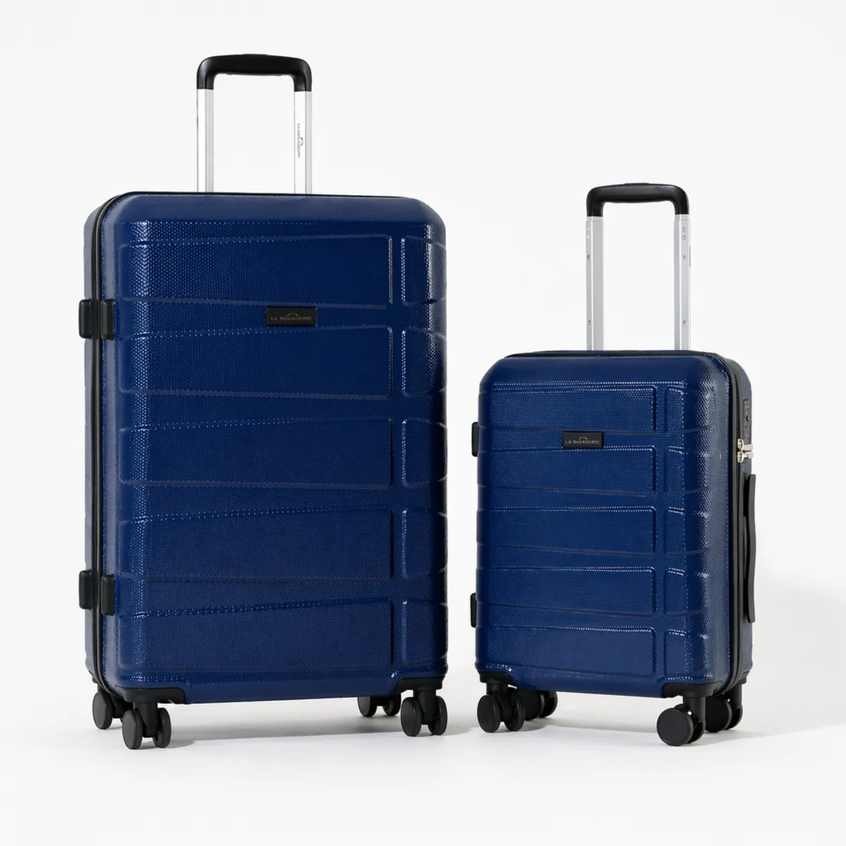 New Duo de valises Lucky (Cabine + Medium) - Bleu Nos Sets De Valises|Lucky