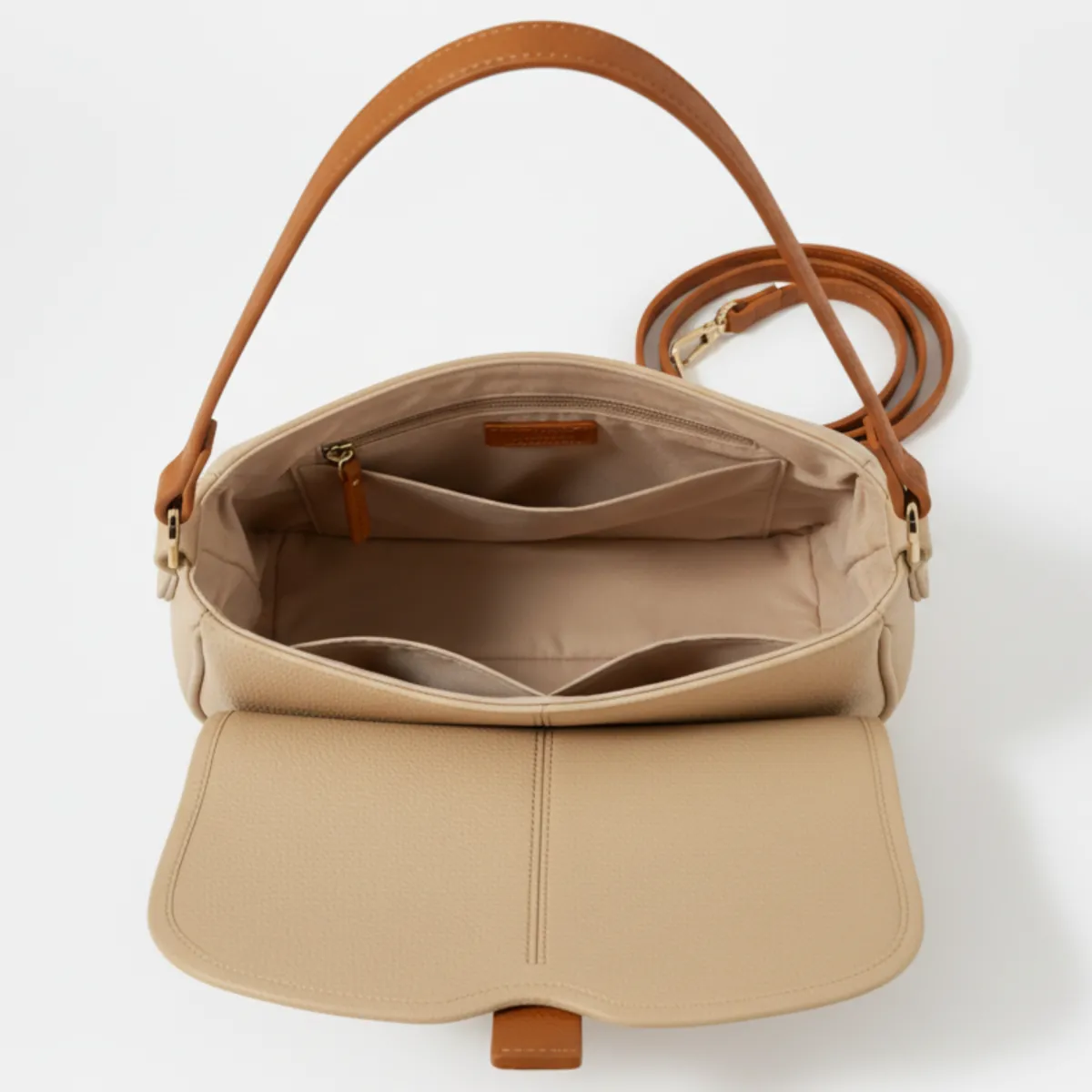 New Sac ARIANA - Marron/Cuoio Femme Nouvelle Collection|Sac Porté Épaule
