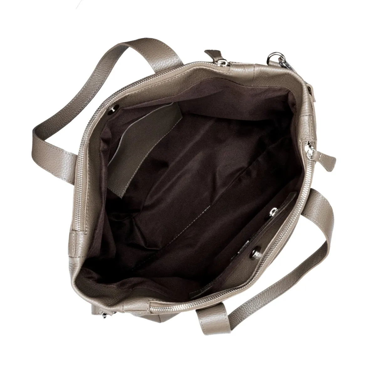 Sale Sac Cabas Léa Taupe Femme Cabas|Tous Les Sacs Hommes