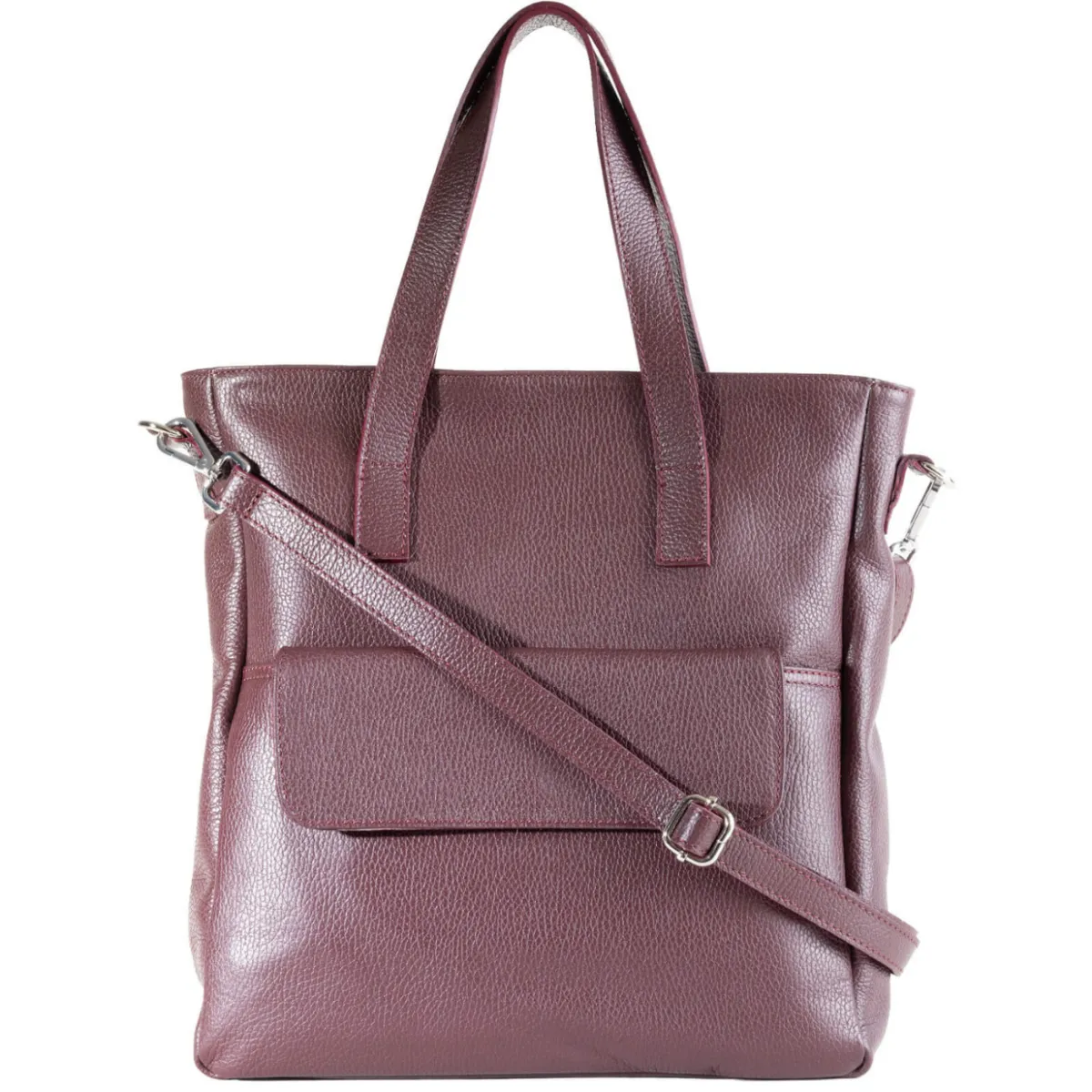 Discount Sac Inès Bordeaux Femme Idées Cadeaux|Cabas