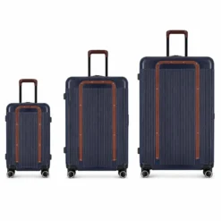 Discount Trio de valises Green - Bleu Green|Toutes Nos Collections