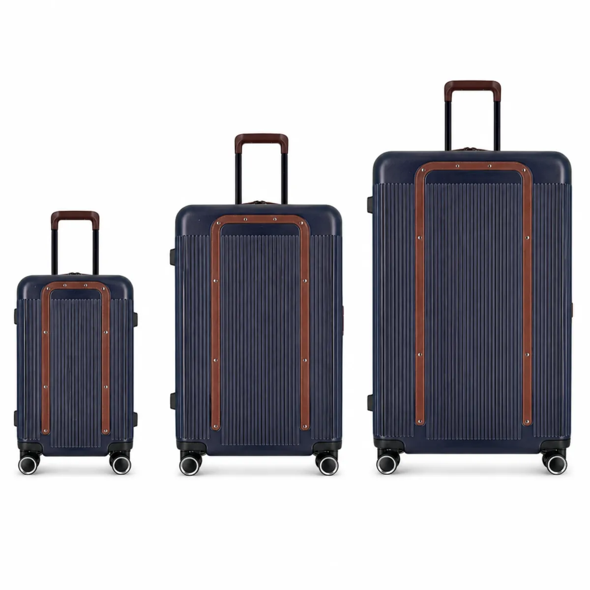 Discount Trio de valises Green - Bleu Green|Toutes Nos Collections